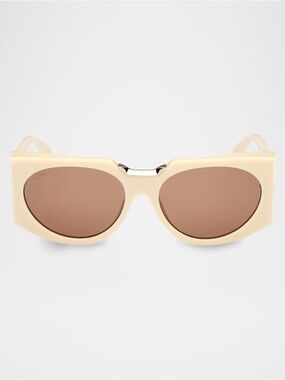 Max Mara Spark 5 Acetate Round Sunglasses NWOT!